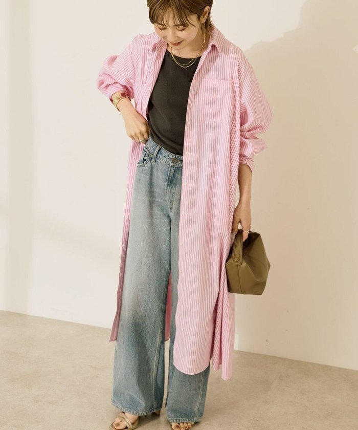 【アメリカンホリック/AMERICAN HOLIC】のシャツワンピース インテリア・キッズ・メンズ・レディースファッション・服の通販 founy(ファニー) https://founy.com/ ファッション Fashion レディースファッション WOMEN ワンピース Dress シャツワンピース Shirt Dresses おすすめ Recommend ストライプ Stripe ダウン Down トレンド Trend ビスチェ Bustier ベスト Vest ロング Long 夏 Summer 春 Spring S/S・春夏 Ss・Spring/Summer |ID: prp329100004441666 ipo3291000000031891691
