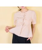 【フェルゥ/Feroux】の【洗える】リボンブラウス ジャケット アイボリー系|ID: prp329100004441673 ipo3291000000032029151