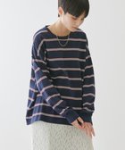 【アメリカンホリック/AMERICAN HOLIC】のランダムボーダーBIG Tシャツ Navy|ID: prp329100004441684 ipo3291000000031042214