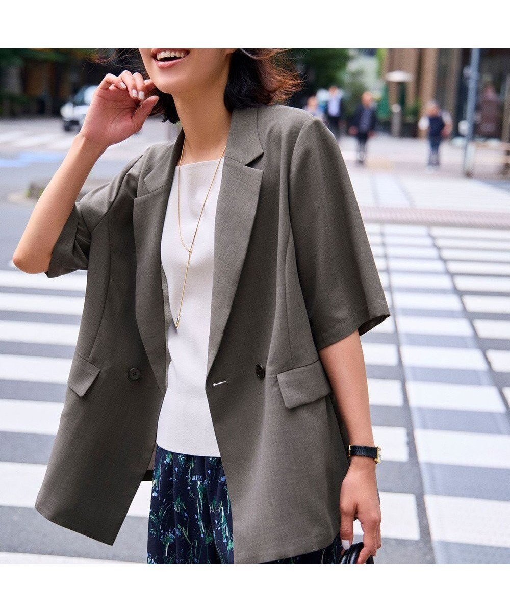 【エニィ スィス/any SiS】の【接触冷感・速乾・UVカット・洗える】スイートクール ジャケット インテリア・キッズ・メンズ・レディースファッション・服の通販 founy(ファニー) ファッション Fashion レディースファッション Fashion for Women アウター Coat / Outerwear Collection レディースジャケット・軽アウター Jackets テーラードジャケット / 通勤・きれいめスタイル Tailored Jackets & Blazers 春 Spring 洗える Machine Washable キャミワンピース Cami Dress, Slip Dress シンプル Simple, Minimal ジャケット Jacket, Outerwear デニム Denim, Jeans Material フェミニン Feminine, Girly ボトム Bottoms, Lower Wear ポケット Pocket, Pocket Detail 半袖 Short Sleeve, Half Sleeve リラックス Relax, Relaxed Fit ワイド Wide, Wide Fit S/S・春夏 SS, Spring/Summer, Warm Season おすすめ Recommended / Our Picks 夏 Summer エレガント 上品 Elegant 新作・新入荷 New Arrivals / New In モカ|ID: prp329100004441695 ipo3291000000034295748