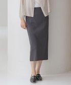 【ジェイ プレス/J.PRESS】の【洗える】リブ ナロー スカート スレート系|ID: prp329100004441697 ipo3291000000032686570