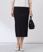 【ジェイ プレス/J.PRESS】の【洗える】リブ ナロー スカート ブラック系|ID: prp329100004441697 ipo3291000000032686571