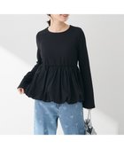 【グリーンパークス/Green Parks】の・SUGAR SPOON 裾バルーンプルオーバー Black|ID: prp329100004441756 ipo3291000000031924453