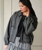 【グリーンパークス/Green Parks】の・ELENCARE DUE デニムステンカラーブルゾ Black|ID: prp329100004441760 ipo3291000000032039455