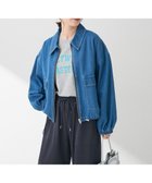 【グリーンパークス/Green Parks】の・ELENCARE DUE デニムステンカラーブルゾ Indigo|ID: prp329100004441760 ipo3291000000032039457