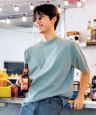 【アンフィーロ/UNFILO / MEN】の【洗える/接触冷感/遮熱/UVケア】スゴ機能美 ニット クルーネック スモーキーグリーン|ID: prp329100004442590 ipo3291000000031552478