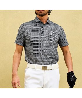 【23区 ゴルフ/23区GOLF / MEN】の【MEN】【吸水速乾/UVケア】コースに映える上品モノグラム柄 ポロシャツ 人気、トレンドファッション・服の通販 founy(ファニー) ファッション Fashion メンズファッション Fashion for Men トップス・カットソー Cut & Sew Tops メンズシャツ Shirts ポロシャツ / きれいめカジュアルスタイル Polo Shirts 春 Spring 吸水 Absorbent, Quick-Dry ストレッチ Stretch, Stretchy Fabric スリム Slim, Slim Fit セーター Sweater, Knitwear パターン Pattern, Design Print プリント Print, Printed Pattern ベスト Vest, Waistcoat ポロシャツ Polo Shirt, Collared Tee S/S・春夏 SS, Spring/Summer, Warm Season 夏 Summer エレガント 上品 Elegant ゴルフ Golf |ID:prp329100004442601