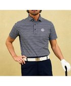 【23区 ゴルフ/23区GOLF / MEN】の【MEN】【吸水速乾/UVケア】コースに映える上品モノグラム柄 ポロシャツ 人気、トレンドファッション・服の通販 founy(ファニー) ファッション Fashion メンズファッション Fashion for Men トップス・カットソー Cut & Sew Tops メンズシャツ Shirts ポロシャツ / きれいめカジュアルスタイル Polo Shirts 春 Spring 吸水 Absorbent, Quick-Dry ストレッチ Stretch, Stretchy Fabric スリム Slim, Slim Fit セーター Sweater, Knitwear パターン Pattern, Design Print プリント Print, Printed Pattern ベスト Vest, Waistcoat ポロシャツ Polo Shirt, Collared Tee S/S・春夏 SS, Spring/Summer, Warm Season 夏 Summer エレガント 上品 Elegant ゴルフ Golf thumbnail ネイビー系5|ID: prp329100004442601 ipo3291000000033357061