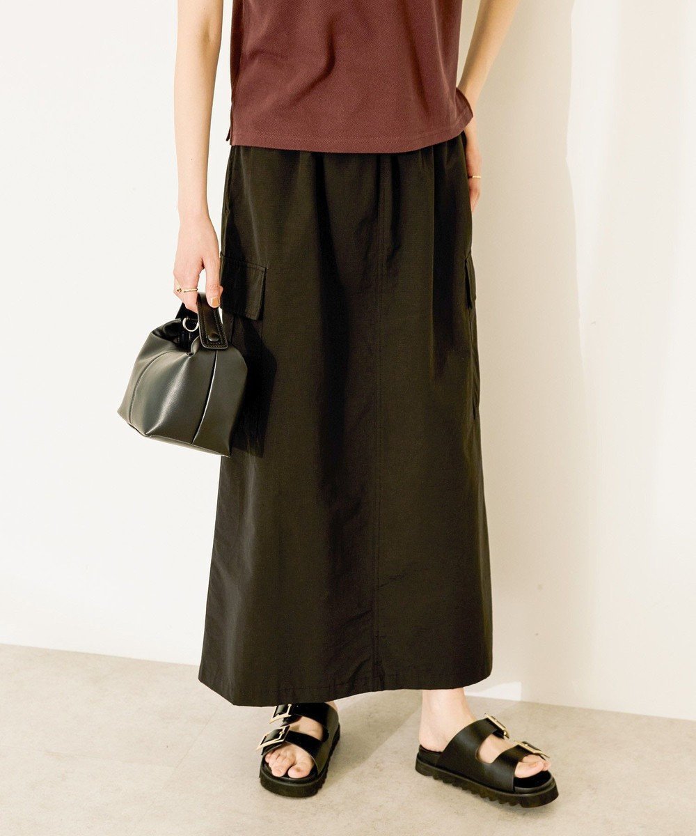 【アメリカンホリック/AMERICAN HOLIC】のドロストカーゴタイトスカート インテリア・キッズ・メンズ・レディースファッション・服の通販 founy(ファニー) ファッション Fashion レディースファッション Fashion for Women スカート Skirts おすすめ Recommended / Our Picks ストレート Straight, Straight Cut タイトスカート Pencil Skirt, Tight Skirt リップ Lip, Lip Motif ロング Long, Long-Length 夏 Summer 春 Spring S/S・春夏 SS, Spring/Summer, Warm Season Black|ID: prp329100004442784 ipo3291000000033441682