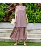 【ティアクラッセ/Tiaclasse】の【洗える】カットソーコンビヴィンテージサテンワンピース ピンク|ID: prp329100004443210 ipo3291000000031838573