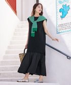 【ティアクラッセ/Tiaclasse】の【洗える】カットソーコンビヴィンテージサテンワンピース ブラック|ID: prp329100004443210 ipo3291000000031838575