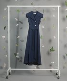 【グリーンパークス/Green Parks】のdazzlin トレンチ風ワンピース Navy|ID: prp329100004443522 ipo3291000000031843097