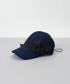 【アウロラ/AURORA】のLANVIN en Bleu (ランバン オン ブルー)リボンモチーフキャップ ネイビー|ID: prp329100004443541 ipo3291000000032653038