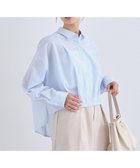 【アースミュージックアンドエコロジー/earth music&ecology】のTRキュプラドロストシャツ Stripe White|ID: prp329100004443547 ipo3291000000031923458