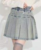 【アースミュージックアンドエコロジー/earth music&ecology】のデニムプリーツスカパン 人気、トレンドファッション・服の通販 founy(ファニー) ファッション Fashion レディースファッション Fashion for Women スカート Skirts プリーツスカート / 上品フェミニンスタイル Pleated Skirts スタイリッシュ Stylish, Fashionable デニム Denim, Jeans Material プリーツ Pleats, Pleated ボックス Boxy, Box Shape ポケット Pocket, Pocket Detail 夏 Summer 春 Spring S/S・春夏 SS, Spring/Summer, Warm Season thumbnail Indigo|ID: prp329100004443554 ipo3291000000033195648