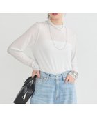 【アースミュージックアンドエコロジー/earth music&ecology】のシアーラメハイネックプルオーバー Off White|ID: prp329100004443557 ipo3291000000031923525