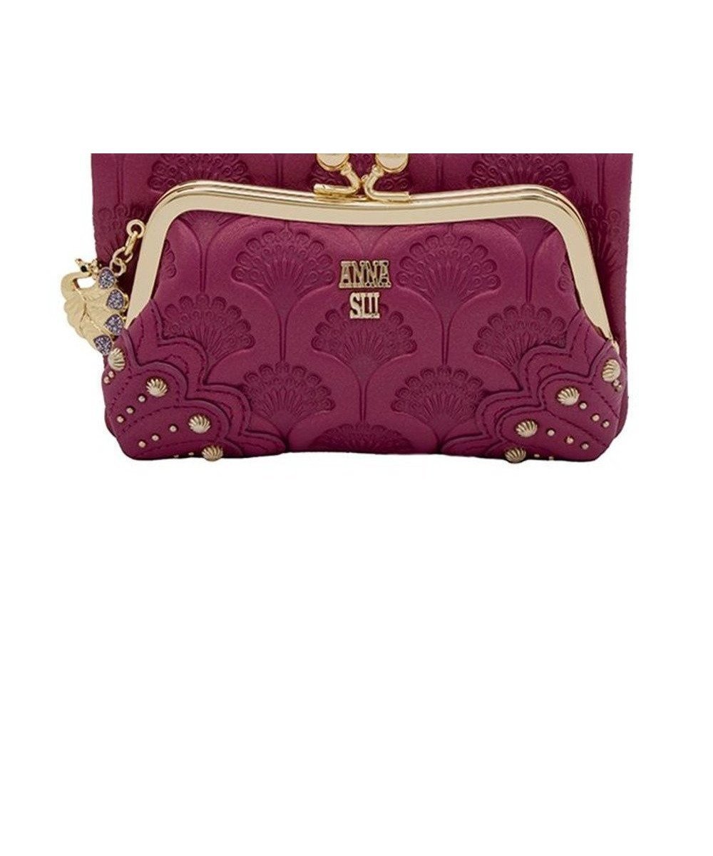 【アナスイ/ANNA SUI】のピーコック 二つ折り口金財布 インテリア・キッズ・メンズ・レディースファッション・服の通販 founy(ファニー) 　ファッション　Fashion　レディースファッション　WOMEN　財布　Wallets　財布　Wallet　ピンク|ID: prp329100004443657 ipo3291000000032277765
