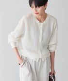 【アメリカンホリック/AMERICAN HOLIC】の柄編みニットカーディガン Off White|ID: prp329100004443723 ipo3291000000032332932