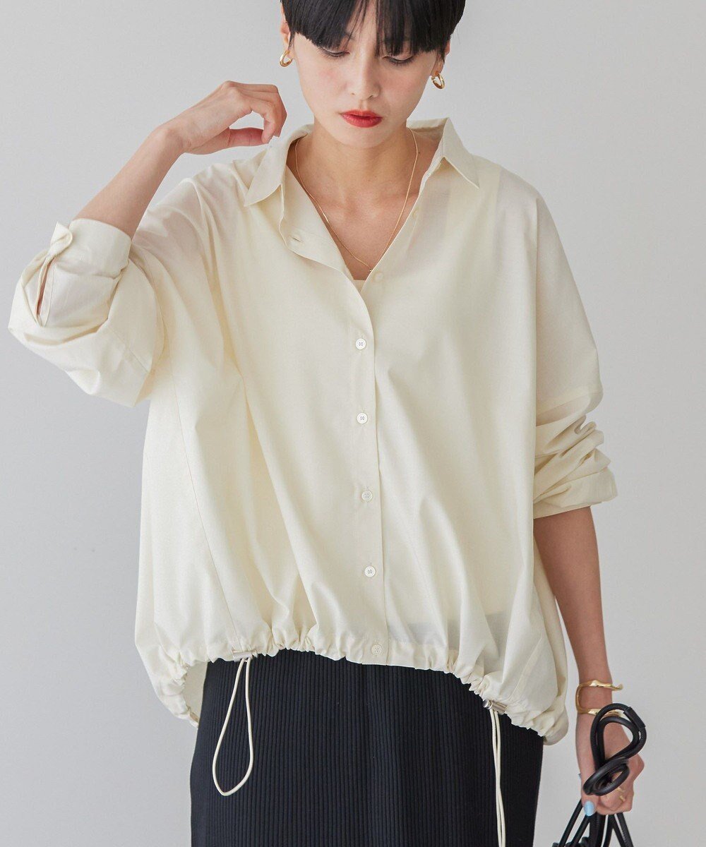 【アメリカンホリック/AMERICAN HOLIC】のシアードローコードシャツ 人気、トレンドファッション・服の通販 founy(ファニー) 　ファッション　Fashion　レディースファッション　WOMEN　トップス・カットソー　Tops/Tshirt　シャツ/ブラウス　Shirts/Blouses　ギャザー　Gather　シンプル　Simple　フェミニン　Feminine　フレア　Flare　ポケット　Pocket　夏　Summer　春　Spring　S/S・春夏　Ss・Spring/Summer　 other-1|ID: prp329100004443726 ipo3291000000031968199