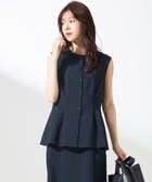 【エニィ スィス/any SiS】の【WEB・一部店舗限定】スイートクール ジレブラウス ネイビー|ID: prp329100004443746 ipo3291000000031842951