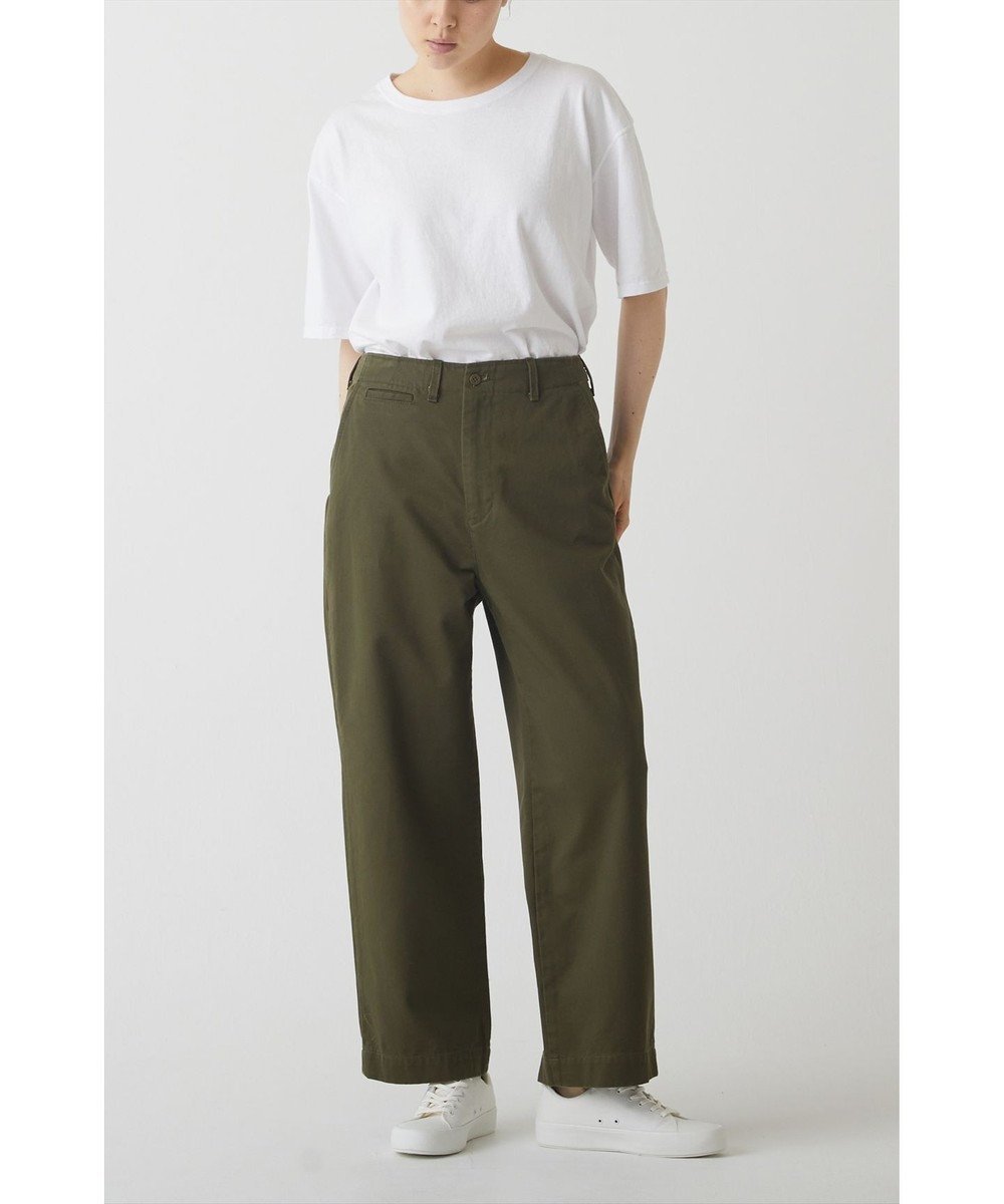 【サキュウ/caqu】の【洗える/コットン100%】M45 old chino ややゆったりテーパードチノ インテリア・キッズ・メンズ・レディースファッション・服の通販 founy(ファニー) 　ファッション　Fashion　レディースファッション　Ladies' Fashion Online　パンツ　Pants　洗える　Washable　軽量　Lightweight　ジーンズ　Jeans　スニーカー　Sneakers　A/W・秋冬　Aw・Autumn/Winter・Fw・Fall-Winter　S/S・春夏　Ss・Spring/Summer　夏　Summer　olive|ID: prp329100004443750 ipo3291000000032675437