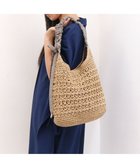 【アンビリオン/UNBILLION】のカシュカシュ cachecache / ドロストギャザーハンドル柄編2wayトート GY|ID: prp329100004443819 ipo3291000000031924702