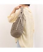 【アンビリオン/UNBILLION】のカシュカシュ cachecache / ドロストギャザーハンドル柄編2wayトート ダークグレー|ID: prp329100004443819 ipo3291000000031924703