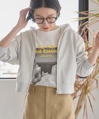 【アメリカンホリック/AMERICAN HOLIC】のラメミニ裏毛ショートZIPパーカー Oatmeal|ID: prp329100004443847 ipo3291000000031975943
