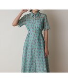 【グレース コンチネンタル/GRACE CONTINENTAL】のドローイングプリントワンピース 人気、トレンドファッション・服の通販 founy(ファニー) ファッション Fashion レディースファッション WOMEN ワンピース Dress ギャザー Gather シアー Sheer シルク Silk パターン Pattern プリント Print 夏 Summer 手描き Hand Drawn 春 Spring S/S・春夏 Ss・Spring/Summer thumbnail グリーン|ID: prp329100004443888 ipo3291000000031638955