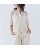【ベイジ,/BEIGE,】のNIGELLA / 異素材MIXコットンレースブラウス Meringue|ID: prp329100004443897 ipo3291000000031962720