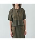 【ベイジ,/BEIGE,】のNIGELLA / 異素材MIXコットンレースブラウス Khaki|ID: prp329100004443897 ipo3291000000031962721