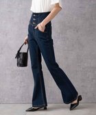 【ウィゴー/WEGO】のハイウエストストレッチフレアデニムパンツ デニム濃色|ID: prp329100004444260 ipo3291000000034365329