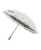 【ムーンバット/MOONBAT】の【遮光/晴雨兼用日傘】POLO RALPH LAUREN ポロラルフローレン 折りたたみ日傘 ストライプフリル カーキー|ID: prp329100004444475 ipo3291000000031925053