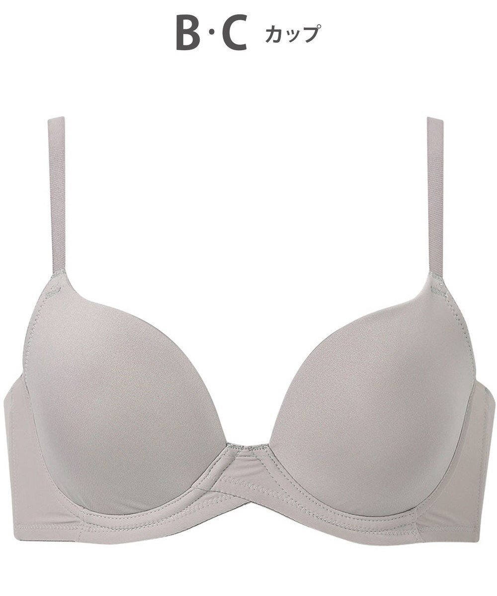 【ワコール/WACOAL】のブラジャー サイズや体型特徴に合わせた設計 背中に段差がつきにくい アウターにひびきにくい レディース BXC410 /ワコール インテリア・キッズ・メンズ・レディースファッション・服の通販 founy(ファニー) 　ファッション　Fashion　レディースファッション　Fashion for Women　アウター　Coat / Outerwear Collection　アンダー　Underwear Essentials　フィット　Fit, Slim Fit　フロント　Front, Front Design　ブラジャー　Bra, Lingerie　ワイヤー　Wire, Wired Bra　グレー|ID: prp329100004444496 ipo3291000000036177704