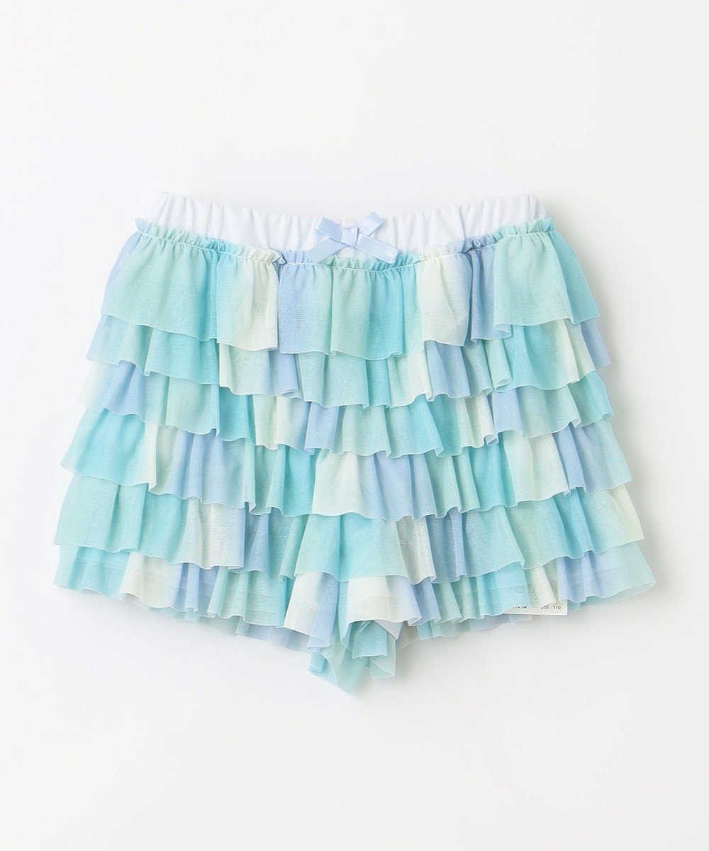 【エニファム/any FAM / KIDS】のフリル 天竺 ショート パンツ インテリア・キッズ・メンズ・レディースファッション・服の通販 founy(ファニー) 　ファッション　Fashion　キッズファッション　Fashion for Kids　ボトムス　Bottoms　春　Spring　洗える　Machine Washable　ショート　Short, Short Length　スマホ　Smartphone, Mobile Device　セットアップ　Set-Up, Coordinated Outfit　トレンド　Trend, Trending Now　定番　Standard, Basic Item　人気　Popular, Best Seller　フリル　Frill, Ruffle　リゾート　Resort, Vacation Style　楽ちん　Easy Fit, Comfortable　S/S・春夏　SS, Spring/Summer, Warm Season　再入荷　Restock / Back in Stock　夏　Summer　サックスブルー|ID: prp329100004444735 ipo3291000000032633348