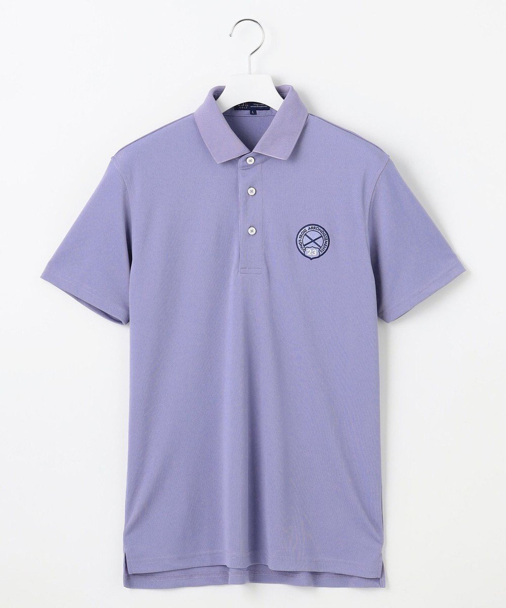 【23区 ゴルフ/23区GOLF / MEN】の【MEN】【吸水速乾/UVカット】色で楽しむゴルフ!カラバリ豊富な半袖ポロシャツ インテリア・キッズ・メンズ・レディースファッション・服の通販 founy(ファニー) 　ファッション　Fashion　メンズファッション　Men's Style Online　トップス・カットソー　Tops/Tshirt/Men　シャツ　Shirts　ポロシャツ　Polo Shirts　ゴルフ　Golf　シンプル　Simple　ベーシック　Basic　ポロシャツ　Polo Shirt　エレガント 上品　Elegant　半袖　Short Sleeve　吸水　Water Absorption　A/W・秋冬　Aw・Autumn/Winter・Fw・Fall-Winter　ライラック系|ID: prp329100004444743 ipo3291000000032649517