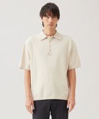 【アンフィーロ/UNFILO / MEN】の【洗える/接触冷感/遮熱/UVケア】スゴ機能美 ニット ポロシャツ ベージュ|ID: prp329100004444752 ipo3291000000031824325
