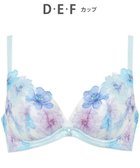 【ワコール/WACOAL】の【夏めくブラ】 ブラジャー メッシュ素材(カップ) 吸汗速乾(肌側カップサイド・パッド受け・ワイヤーループ) 背中すっきり レディース BRB465 /ワコール サックス|ID: prp329100004445037 ipo3291000000031976544