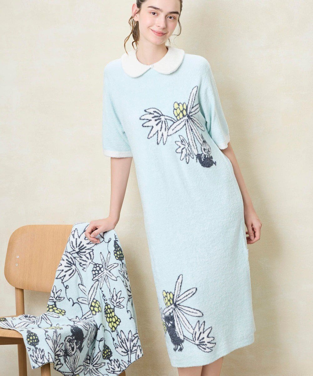 【ウンナナクール/une nana cool】の【ムーミン】MOOMIN × une nana ccol なめらかふわふわワンピース インテリア・キッズ・メンズ・レディースファッション・服の通販 founy(ファニー) 　ファッション　Fashion　レディースファッション　WOMEN　ワンピース　Dress　春　Spring　コラボ　Collaboration　なめらか　Smooth　おすすめ　Recommend　夏　Summer　ME|ID: prp329100004445202 ipo3291000000031923939