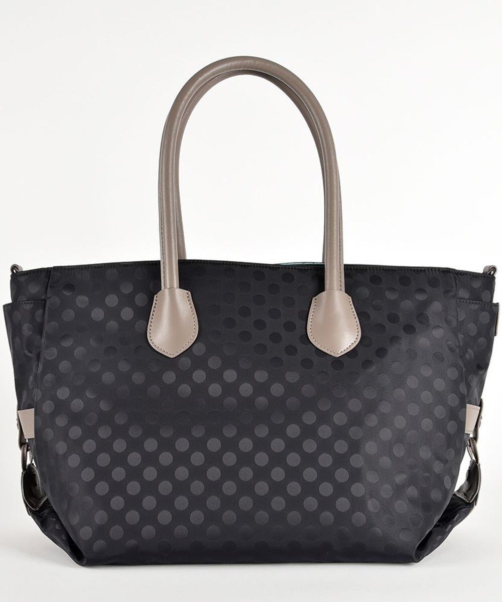 【イザック/Y'SACCS】の木村多江×Y SACCS PolkaDots 2way トートバッグ インテリア・キッズ・メンズ・レディースファッション・服の通販 founy(ファニー) 　雑誌掲載アイテム　Magazine Items　ファッション雑誌　Fashion Magazines　オトナノオシャレテチョウ　大人のおしゃれ手帖　ファッション　Fashion　レディースファッション　WOMEN　バッグ　Bag　5月号　May Issue　ショルダー　Shoulder　ドット　Dot　ポケット　Pocket　ロング　Long　傘　Umbrella　雑誌　Magazine　ブラック|ID: prp329100004445279 ipo3291000000031690723