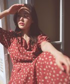 【フェルゥ/Feroux】の【洗える】カシュクールデザイン 小花プリントワンピース レッド系|ID: prp329100004445327 ipo3291000000031995213