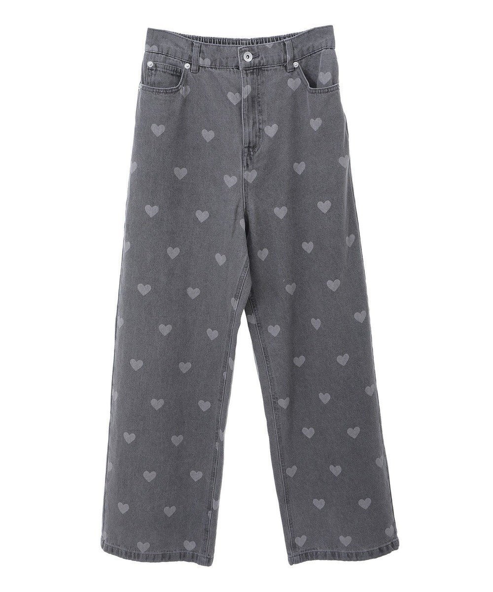 【グリーンパークス/Green Parks】の・SUGAR SPOON ハート抜染ptデニム 人気、トレンドファッション・服の通販 founy(ファニー) 　ファッション　Fashion　レディースファッション　Ladies' Fashion Online　パンツ　Pants　デニムパンツ　Denim Pants　デニム　Denim　トレンド　Trend　ポケット　Pocket　ワイド　Wide　夏　Summer　春　Spring　S/S・春夏　Ss・Spring/Summer　 other-1|ID: prp329100004445386 ipo3291000000032553919