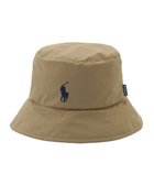 【ムーンバット/MOONBAT】のPOLO RALPH LAUREN レインハット POLO PONY 撥水 ポケッタブル キャメル|ID: prp329100004446645 ipo3291000000031989206
