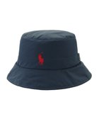 【ムーンバット/MOONBAT】のPOLO RALPH LAUREN レインハット POLO PONY 撥水 ポケッタブル ネイビーブルー|ID: prp329100004446645 ipo3291000000031989209