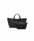 【トプカピ/TOPKAPI】の【Breath TOPKAPI】ワイド トート レザーハンドル カゴバッグ / ポーチ付き 人気、トレンドファッション・服の通販 founy(ファニー) ファッション Fashion レディースファッション WOMEN バッグ Bag ポーチ Pouches フォルム Form ポケット Pocket ポーチ Pouch モダン Modern ワイド Wide エレガント 上品 Elegant 軽量 Lightweight thumbnail ブラック|ID: prp329100004446937 ipo3291000000031924141