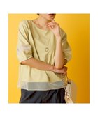 【エニィ スィス/any SiS】の【洗える】シアーコンビ プルオーバー ライトイエロー|ID: prp329100004446947 ipo3291000000032639236