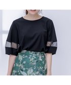 【エニィ スィス/any SiS】の【洗える】シアーコンビ プルオーバー ブラック|ID: prp329100004446947 ipo3291000000034295735