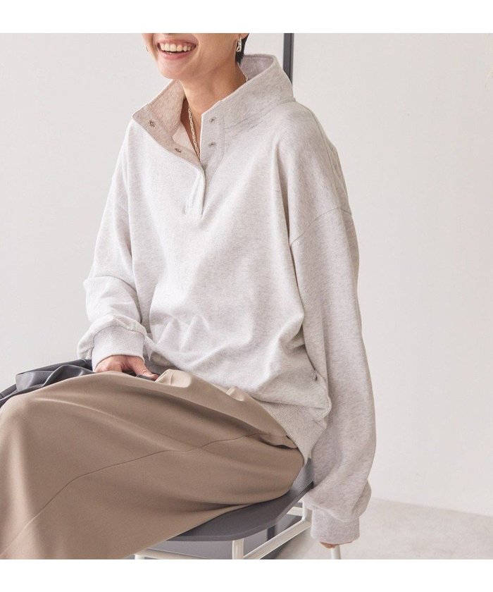 【アメリカンホリック/AMERICAN HOLIC】の襟付き刺繍入りミニ裏毛プルオーバー インテリア・キッズ・メンズ・レディースファッション・服の通販 founy(ファニー) https://founy.com/ ファッション Fashion レディースファッション WOMEN トップス・カットソー Tops/Tshirt パーカ Sweats プルオーバー Pullover スウェット Sweat シンプル Simple スウェット Sweat ストレッチ Stretch ハイネック High Neck ポケット Pocket 夏 Summer 春 Spring S/S・春夏 Ss・Spring/Summer |ID: prp329100004446954 ipo3291000000031983137