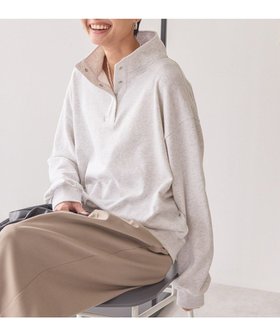 【アメリカンホリック/AMERICAN HOLIC】の襟付き刺繍入りミニ裏毛プルオーバー 人気、トレンドファッション・服の通販 founy(ファニー) ファッション Fashion レディースファッション WOMEN トップス・カットソー Tops/Tshirt パーカ Sweats プルオーバー Pullover スウェット Sweat シンプル Simple スウェット Sweat ストレッチ Stretch ハイネック High Neck ポケット Pocket 夏 Summer 春 Spring S/S・春夏 Ss・Spring/Summer |ID:prp329100004446954