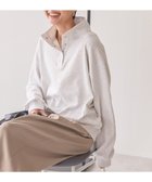 【アメリカンホリック/AMERICAN HOLIC】の襟付き刺繍入りミニ裏毛プルオーバー Oatmeal|ID: prp329100004446954 ipo3291000000031983139